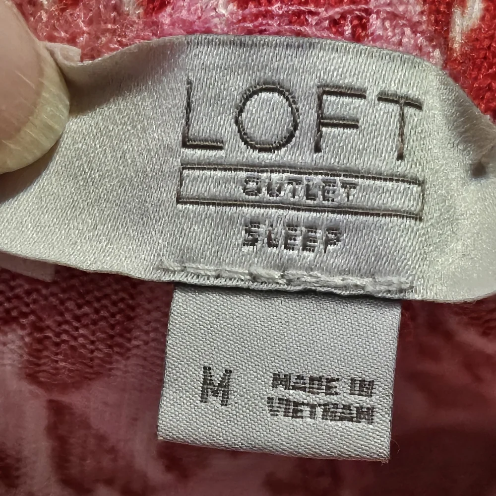 Loft Outlet Sleepwear Set Red & Pink Animal Print/Hearts Top Size S, Shorts M - Picture 14 of 15